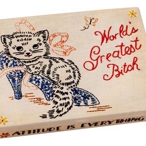 [RETIRED DESIGN] Blue Q World's Greatest B**ch Metal Pocket Box